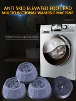 TAANY Washing Machine Anti Vibration Pads 4-Pack Gray Plastic