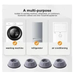 TAANY Washing Machine Anti Vibration Pads 4-Pack Gray Plastic
