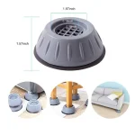 TAANY Washing Machine Anti Vibration Pads 4-Pack Gray Plastic