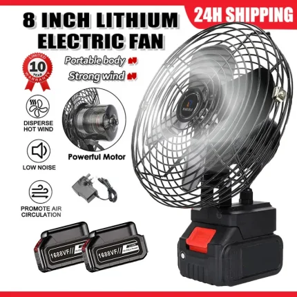 Industrial 8 Inch Portable Mini Electric Fan