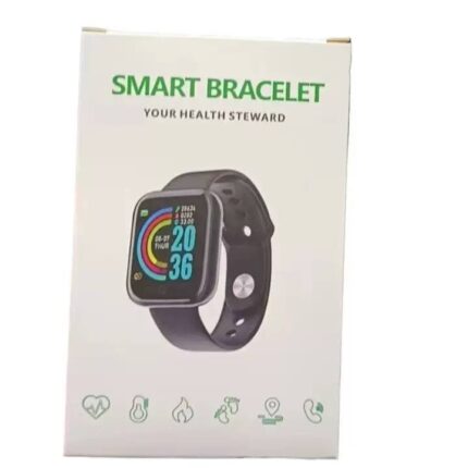 Y68 Smart Watch Bluetooth Black Strap
